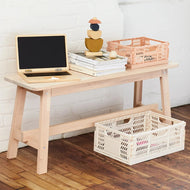 3 Sprouts Modern Folding Crate Cream