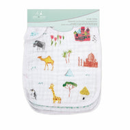 Aden+Anais Around The World 3-Pack Classic Snap Bibs