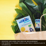 Allkidz Vegan Vitamin D3 Drops (400Iu) 25 ml