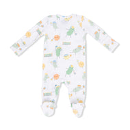 Angel Dear Pickles Playing Pickleball 2 Way Zipper Footie