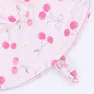 Angel Dear Sweet Bow Cherries Wide Brim Sun Hat