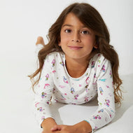 Bellabu Bear Bamboo Kids Pajamas Mermaid