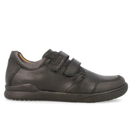 Biomecanics Black Napa Double Velcros School Shoes