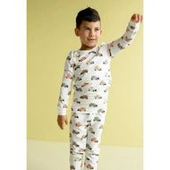 Coccoli Kid Jeeps Cotton TENCEL™ Modal Long Sleeve Pajamas