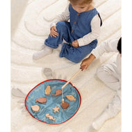 Coco Village Wooden Fishing Game with Bag