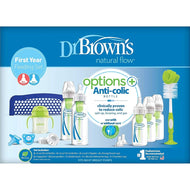 Dr. Brown's Options+ Baby Narrow Bottles First Year Feeding Gift Set