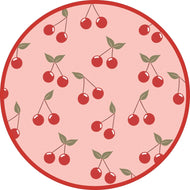 Emerson And Friends Very Cherry Ruffle Front One Piece Girls Swimsuit Pink And Multi