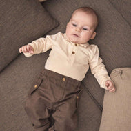 En Fant Body Long Sleeve Shirt Mother Of Pearl