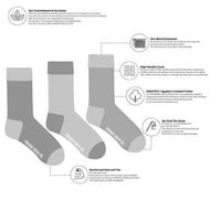 Friday Sock Co. Kid's Ugly Christmas Snowman Socks