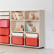 Iloom Eddi Kids 3 Story Bookshelf (W Pl Box Storage) 950W