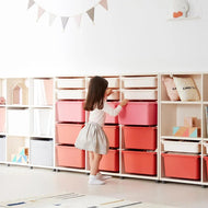 Iloom Eddi Kids 3 Story Cabinet 1400W (W Pl Box Storage)
