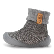 Jan & Jul Cozy Sock Shoes Dark Grey