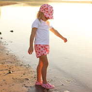 Jan & Jul Kids Sun & Splash SS UV Top White