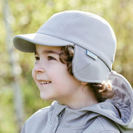 Jan & Jul Kids Water Resistant Softshell Cap Grey