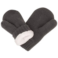 Jan & Jul Knit Mitten Dark Grey