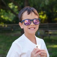 Jan & Jul Urban Xplorer Sunglasses W/Aurora Lens - Dark Navy