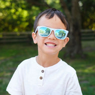 Jan & Jul Urban Xplorer Sunglasses W/Aurora Lens - Light Blue