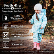 Jan & Jul Waterproof Puddle Dry Rain Pants Dusty Blue