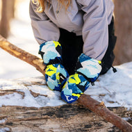 Jan & Jul Waterproof Toasty Dry Mitten Neon Peaks