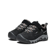 Keen Little Kids' Targhee IV Waterproof Hiking Shoe Black/Steel Grey