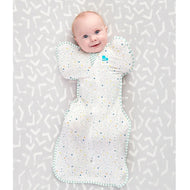 Love To Dream Swaddle Up Organic Cotton 0.2 Tog Cream Constellation