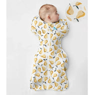 Love To Dream Swaddle Up Original Cotton 1.0 Tog Pear Print Ochre