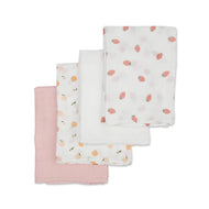 Lulujo Baby Breathable Bamboo Muslin Swaddle Blankets 4Pack