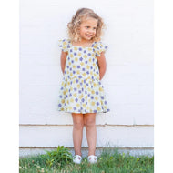 Mabel And Honey Honey Floral Textured Crepe Dress White