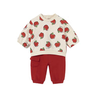 Mayoral 4 piece Knit Set Cherry