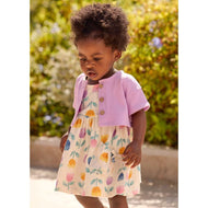 Mayoral Baby 2 Piece Dress Set Lilac