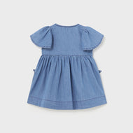 Mayoral Baby Denim Dress Medium Denim