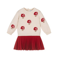 Mayoral Girls Baby Tricot Skirt Set Red