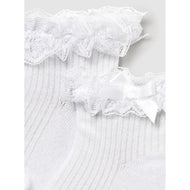 Mayoral Newborn Dress Socks White