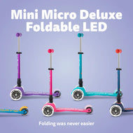Micro Mini Deluxe Foldable Led Scooter