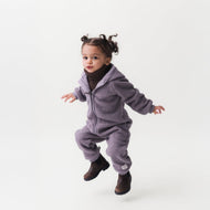 Mini A Ture Matadel Teddyfleece Jumpsuit Grs Zinc Purple