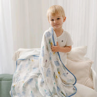 Nest Designs 4 Layer Nesting Baby Blanket Fluffy Puffs
