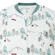 Nest Designs Avocado Bamboo Long Sleeve Footed Sleep Bag 1.0 Tog-Happy Trails