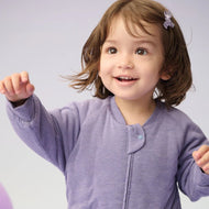 Nest Designs Avocado Bamboo Long Sleeve Footed Sleep Bag 2.0 TOG Twilight Purple