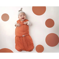 Nest Designs Bamboo Jersey Swaddle Sleep Bag 2.5 Tog (0-6M) Pantone Apricot Orange