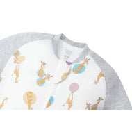 Nest Designs Bamboo Long Sleeve Footed Sleep Bag 1.0 Tog Giraffe Shapes