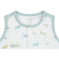 Nest Designs Bamboo Pima Sleeveless Button Down Onesie The Ant & The Grasshopper