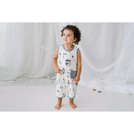 Nest Designs Bamboo Sleeveless Romper Splish Splash