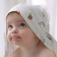 Nest Designs Organic Cotton 9-Layer Hooded Baby Bath Towel Ice Cream Summer