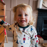 Nest Designs Organic Cotton Two-Piece Long Sleeve Pj Set Nutcracker