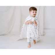 Nest Designs Raglan Bamboo Pima Short Sleeve Footed Sleep Bag 0.6 Tog Oh Gnome