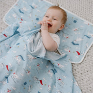 Nest Designs Swaddle Blankie Puppy Park