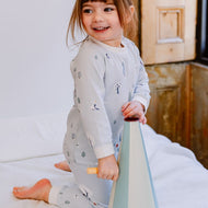 Nest Designs Two-Piece Long Sleeve Pj Set Snowy Snuggles