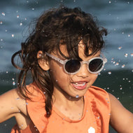 Olivio & Co Oval Sunglasses Kids/Junior Classic Olivio Jellyfish White