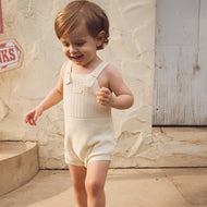 Petite Revery Knit Onesie - Jet Stream