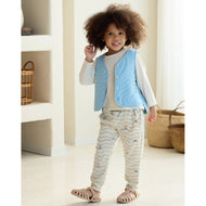 Petite Revery Quilted Cloud Vest Forget-Me-Not